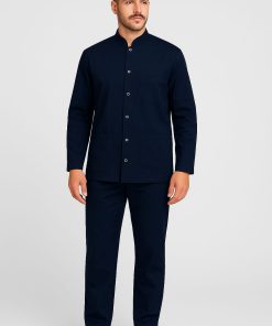 Compleu Medical Barbatesc cu Maneca Lunga