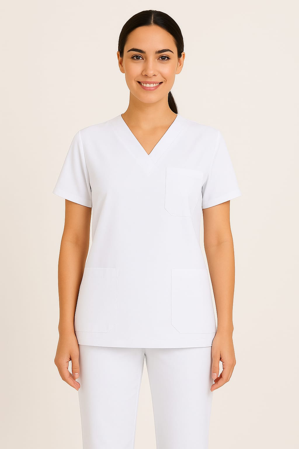 halat-anchior-dama-maneca-scurta-alb