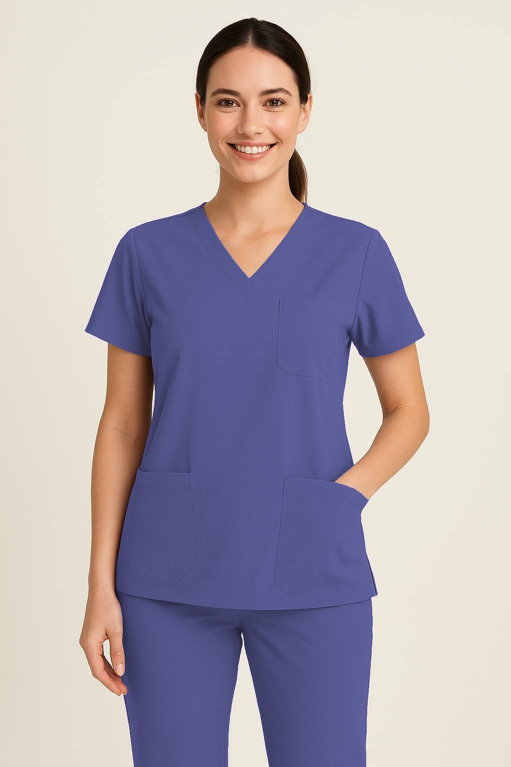 halat-anchior-dama-maneca-scurta-mov