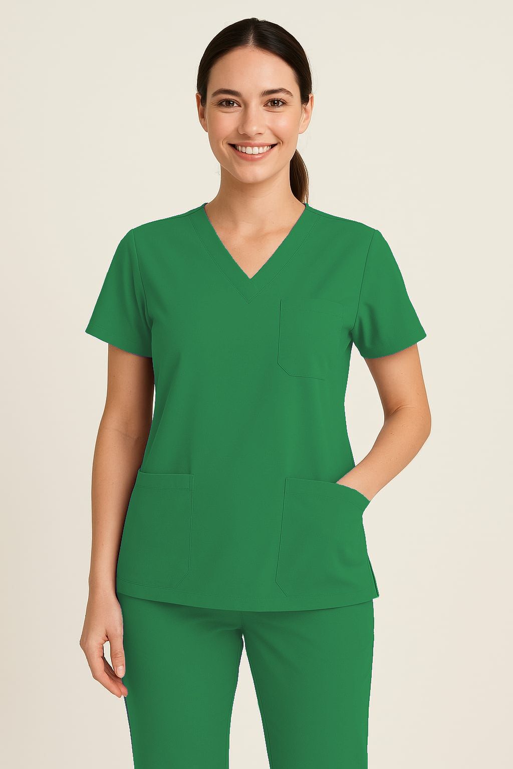 halat-anchior-dama-maneca-scurta-verde